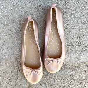 rose gold dress shoes low heel Touch Ups 4433: Mary Rose Gold Formal Prom Dress Shoes Rose Gold / 10.5 main image 1